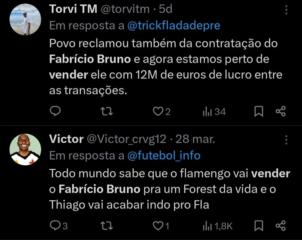 Repercussão via Twitter