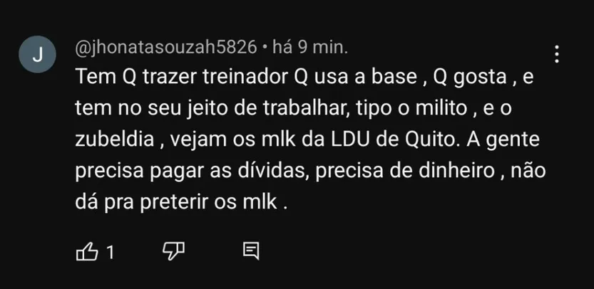 Repercussão via YouTube
