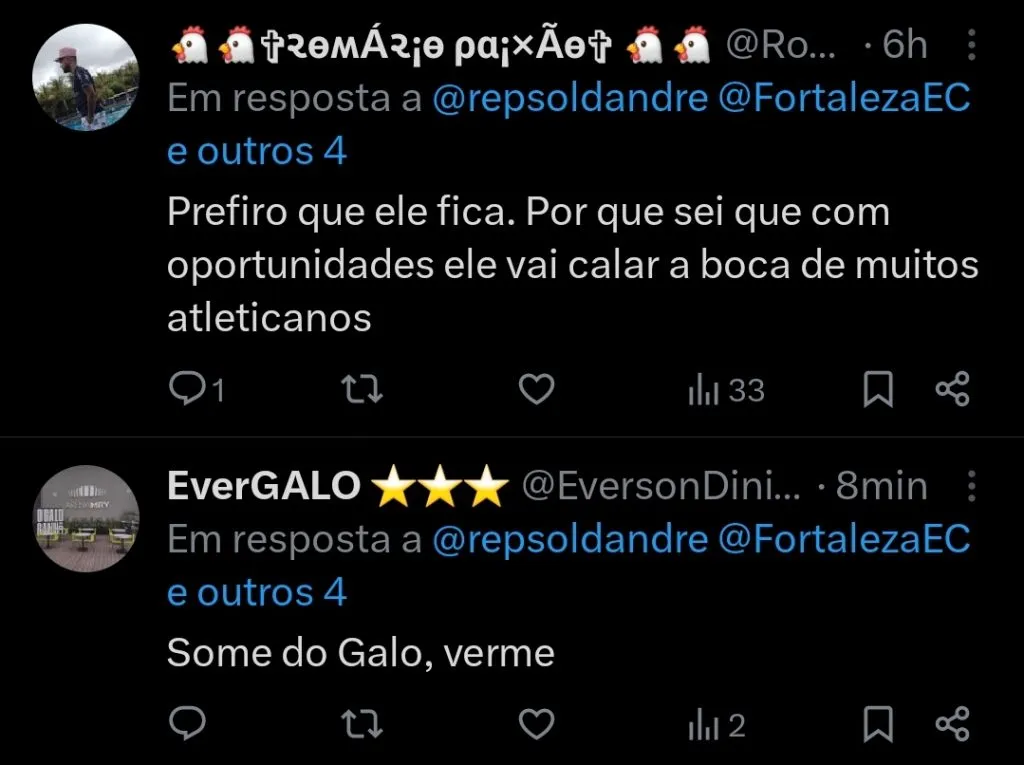 Repercussão via Twitter