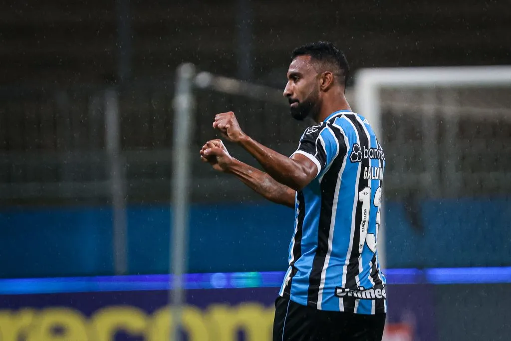 Jogador no duelo diante do Bragantino. Foto: Maxi Franzoi/AGIF