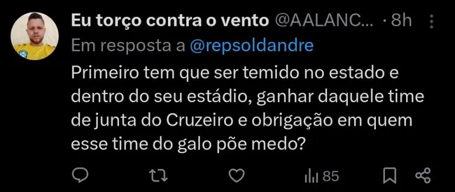 Repercussão via Twitter