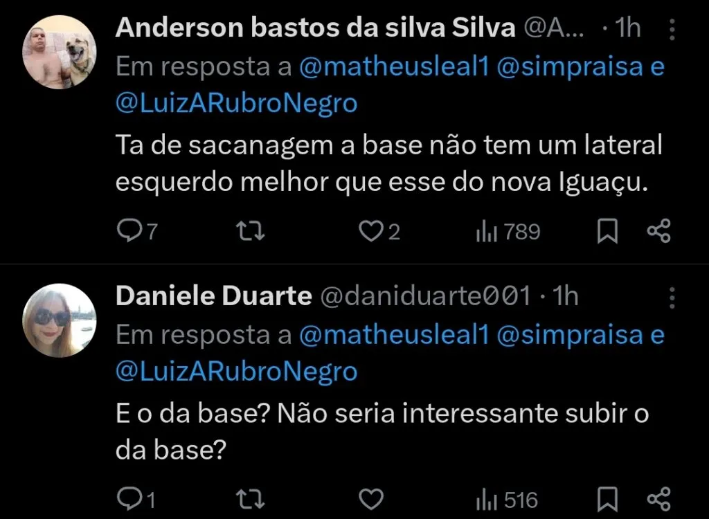 Repercussão via Twitter