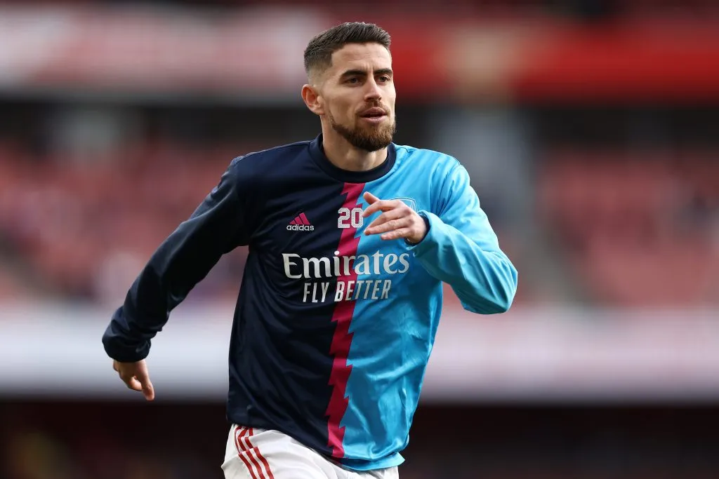 Jorginho of Arsenal . (Photo by Alex Pantling/Getty Images)