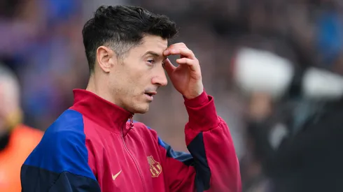 Lewandowski está suspenso na La Liga (Foto: David Ramos/Getty Images)