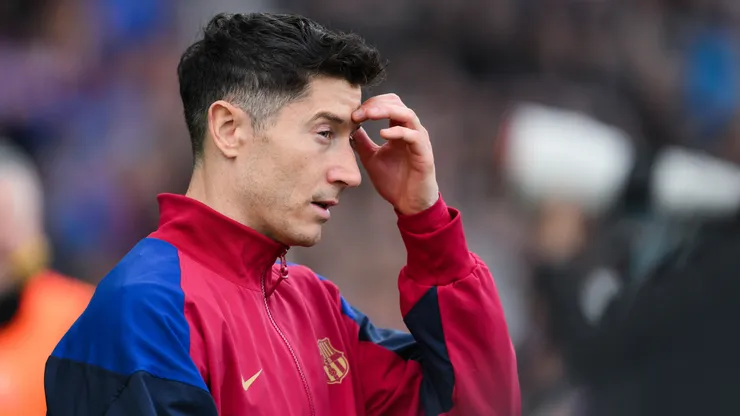 Lewandowski está suspenso na La Liga (Foto: David Ramos/Getty Images)