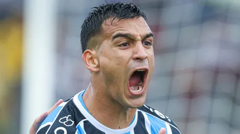 Grêmio Franco Cristaldo pode deixar o Tricolor e assinar com rival. Foto: Maxi Franzoi/AGIF