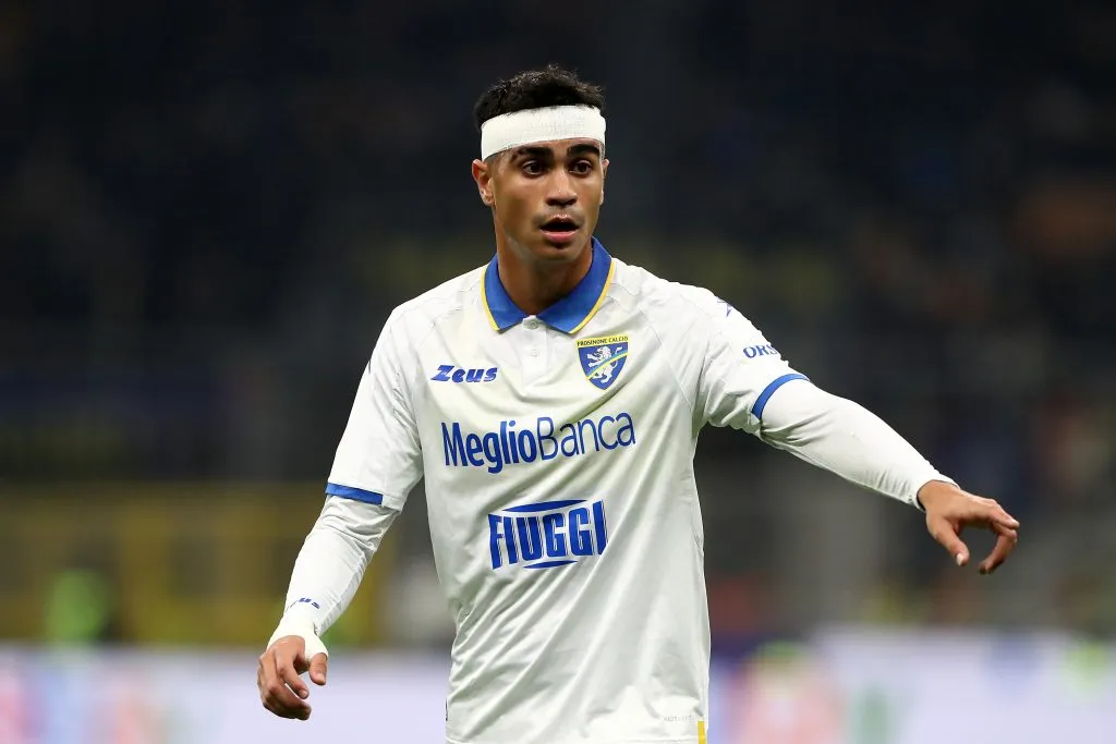 Reinier em ação pelo Frosinone (Photo by Marco Luzzani/Getty Images)