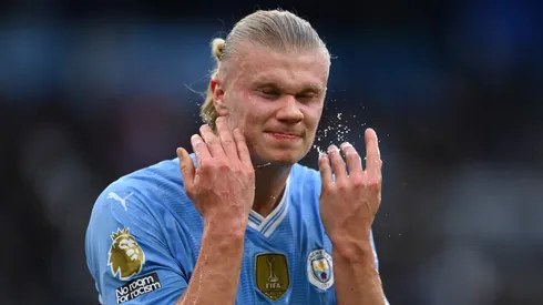 Haaland: alvo de críticas da imprensa (Foto: Justin Setterfield/Getty Images)