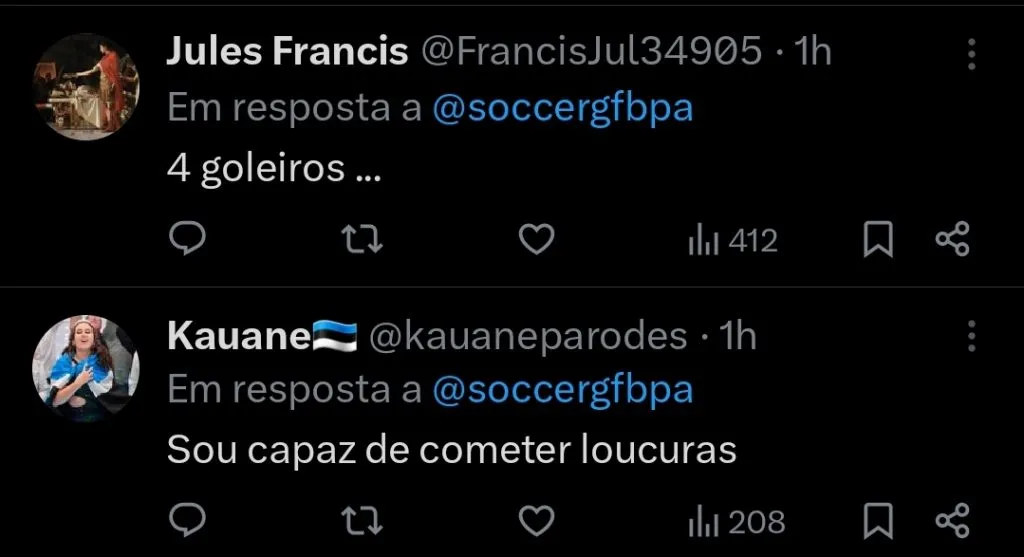 Repercussão via Twitter