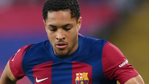 Vitor Roque foi pouco utilizado por Xavi no Barça (Foto: David Ramos/Getty Images)