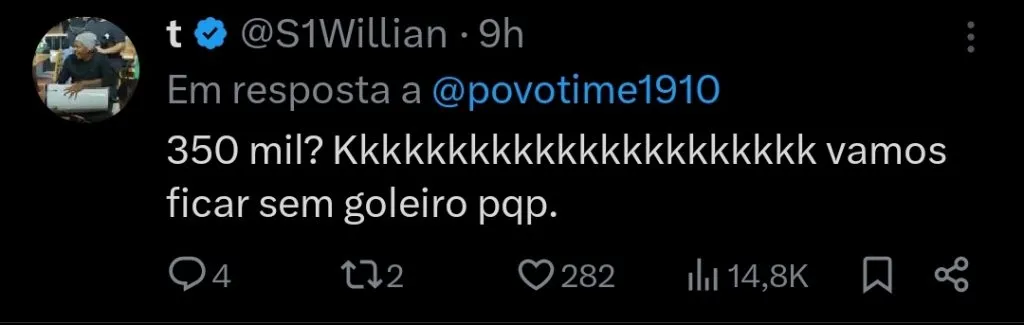 Repercussão via Twitter