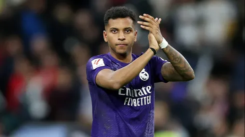 Rodrygo, do Real Madrid, esquece o Manchester City e quer jogar em outro gigante europeu. (Photo by Florencia Tan Jun/Getty Images)