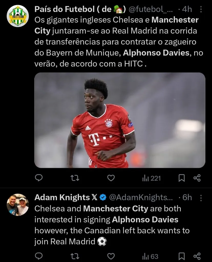 Repercussão via Twitter