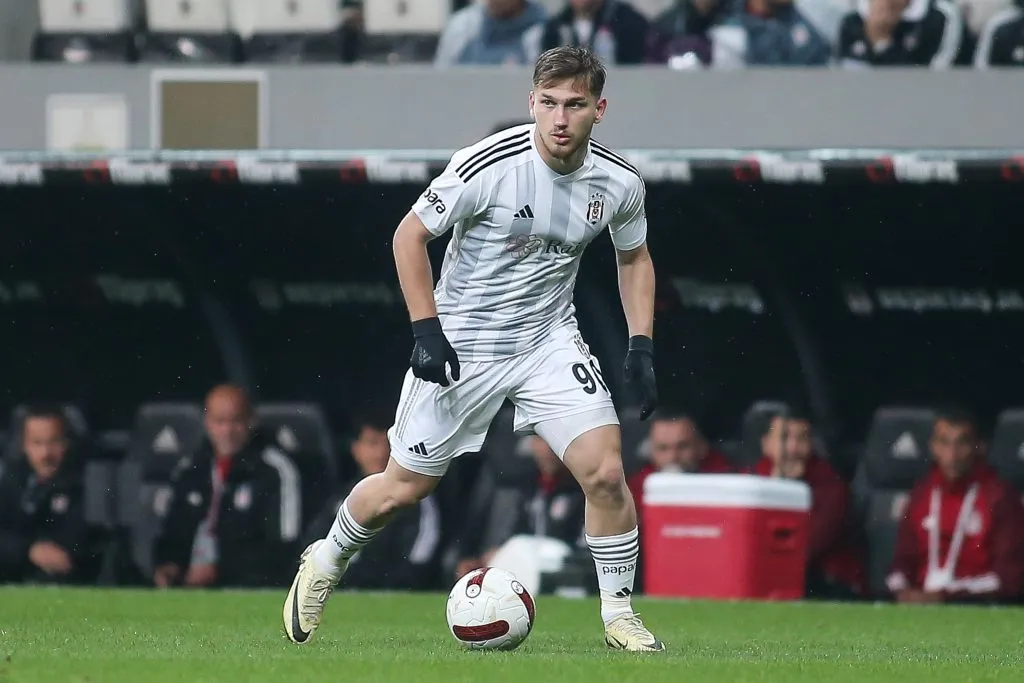 Semih Kilicsoy of Besiktas . (Photo by Ahmad Mora/Getty Images)