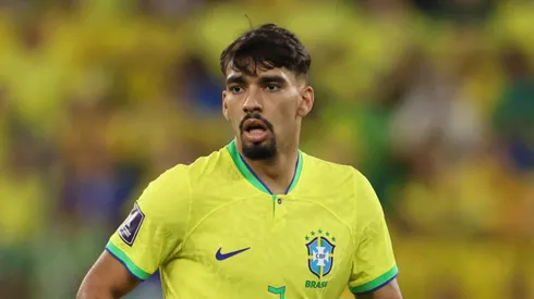 Lucas Paquetá em ação na Seleção Brasileira. Foto: Catherine Ivill/Getty Images