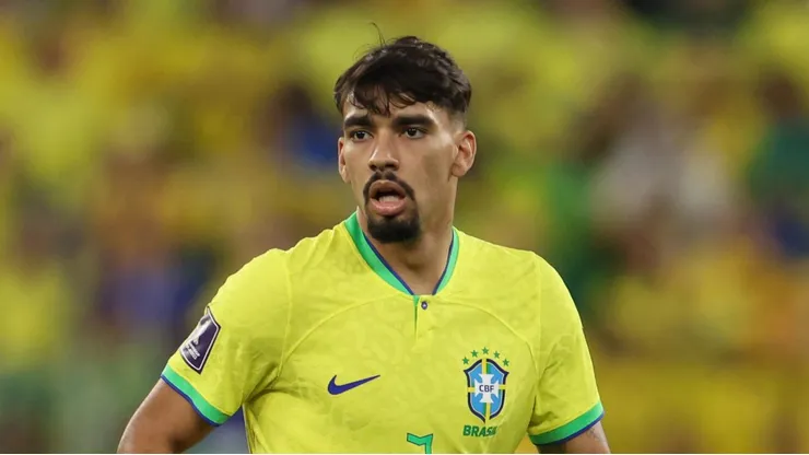 Lucas Paquetá em ação na Seleção Brasileira. Foto: Catherine Ivill/Getty Images