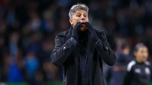 Renato abriu o jogo sobre situação do Grêmio no torneio (Foto: Lucas Uebel/Grêmio/Divulgação)