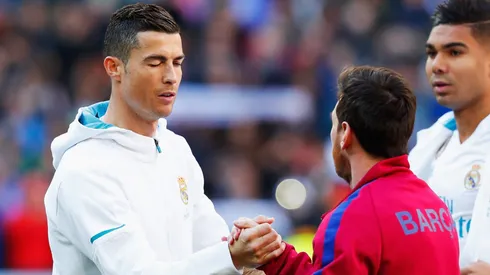 Cristiano Ronaldo of Lionel Messi. (Photo by Gonzalo Arroyo Moreno/Getty Images)