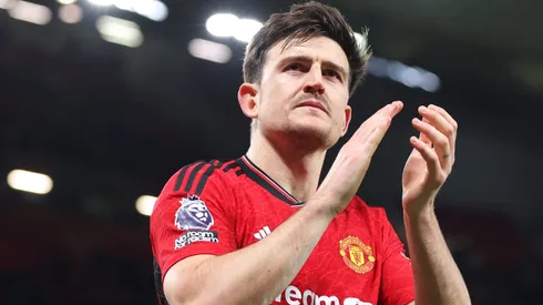 Harry Maguire of Manchester United (Photo by Alex Livesey/Getty Images)