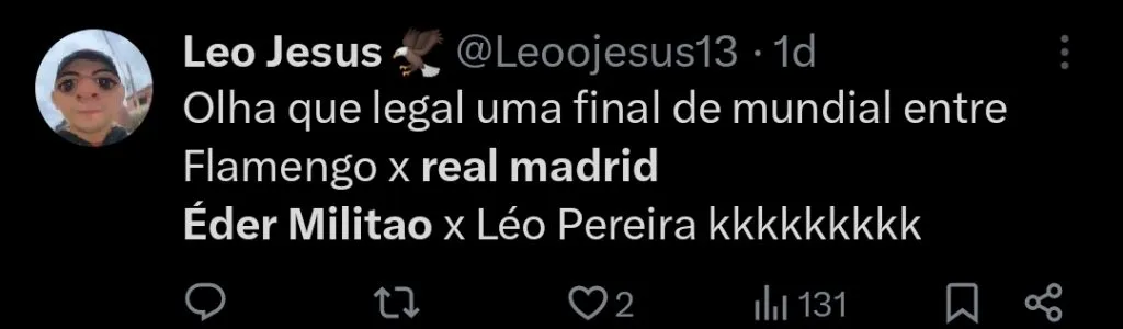 Repercussão via Twitter