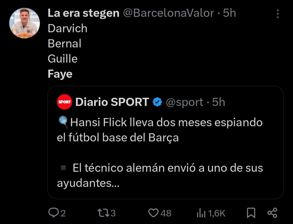 Repercussão via Twitter