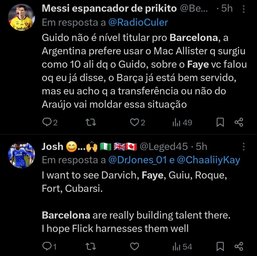 Repercussão via Twitter