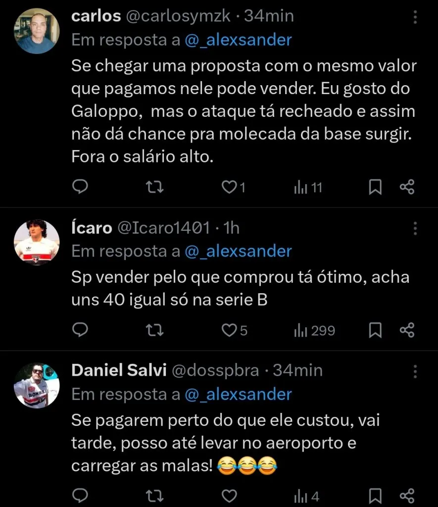 Repercussão via Twitter