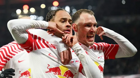 Xavi Simons em ação pelo RB Leipzig(Photo by Stuart Franklin/Getty Images)