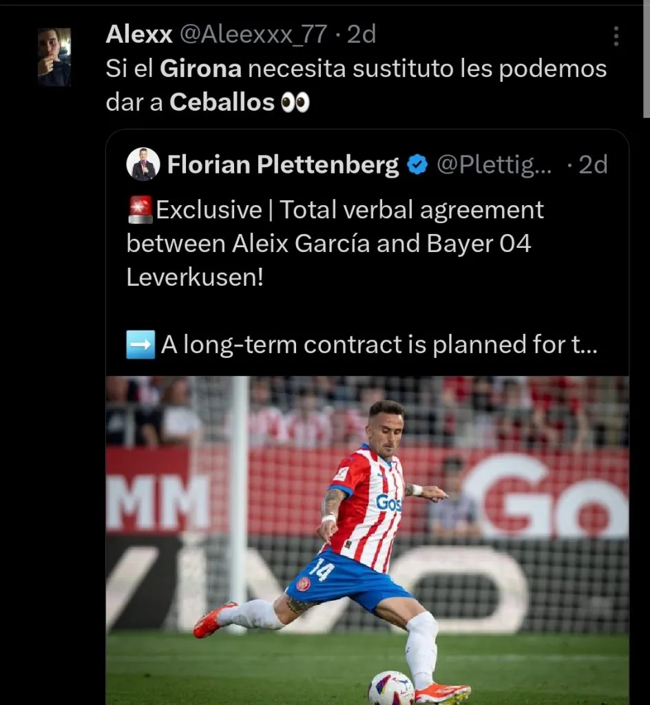 Repercussão via Twitter