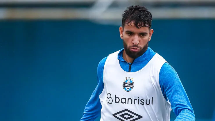Pepê abriu o jogo sobre retorno do Grêmio (Foto: Lucas Uebel/Grêmio/Divulgação)