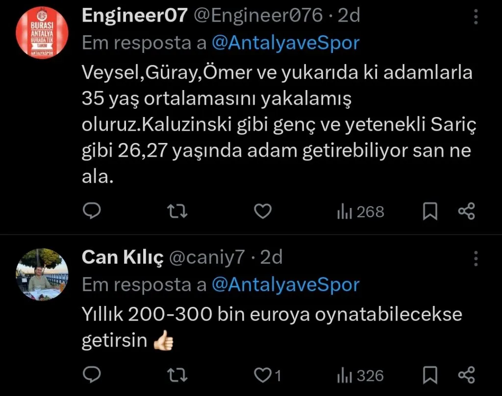 Repercussão via Twitter