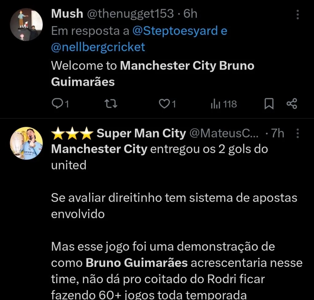 Repercussão via Twitter