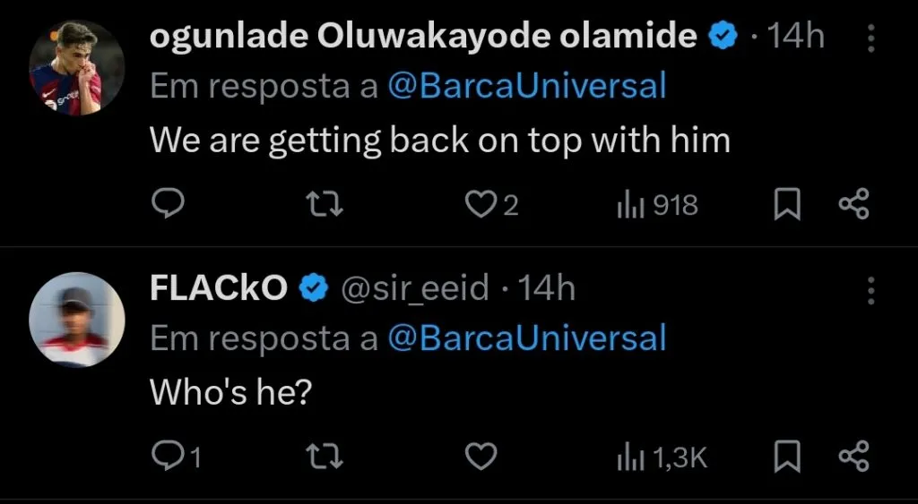 Repercussão via Twitter