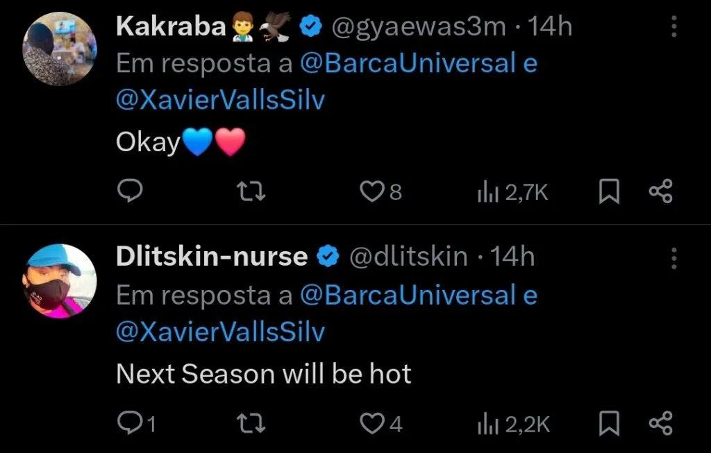 Repercussão via Twitter