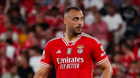 Benfica topa negociar Arthur Cabral com time do Brasileirão, mas impõe condição para assinar acordo. (Foto: Divulgação/SL Benfica)