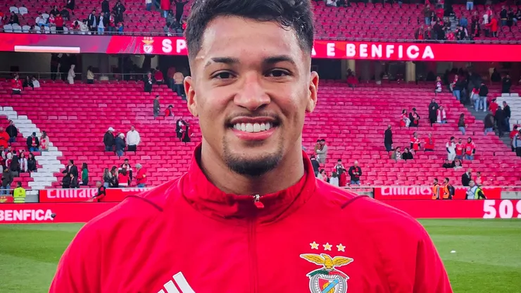Arsenal tem 'carta na manga' para anunciar Marcos Leonardo, do Benfica; Santos pode lucrar. (Foto: Divulgação/SL Benfica)
