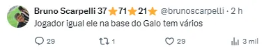 Torcedores comentam sobre Matheus Henrique