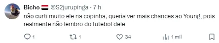 Torcida comenta sobre Rafael DO SÃO PAULO