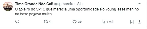Torcida comenta sobre Rafael DO SÃO PAULO