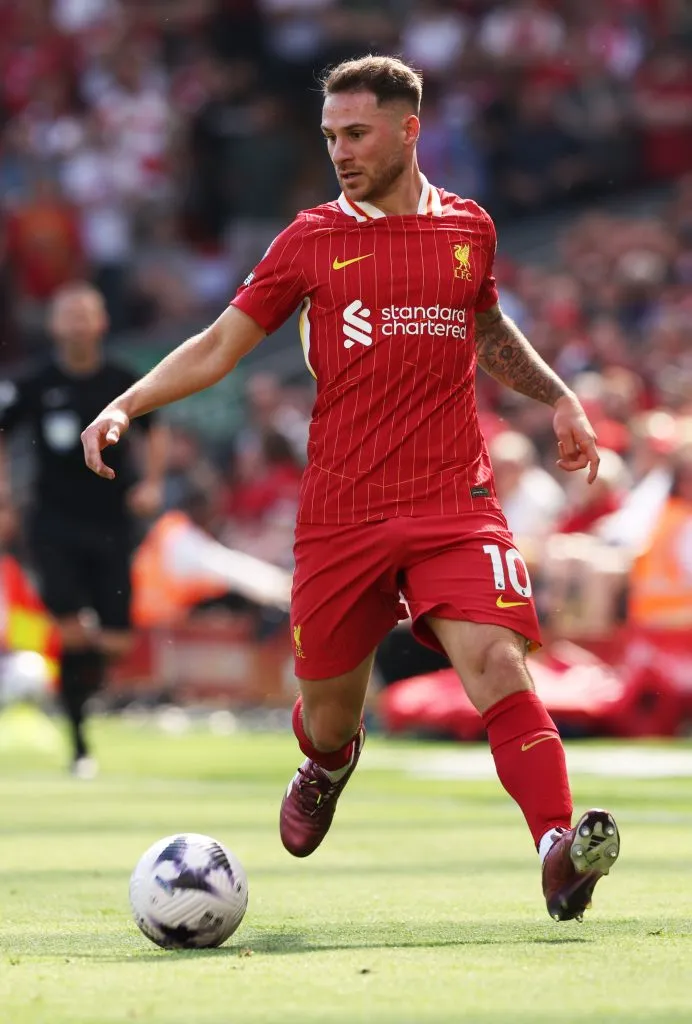 Mac Allister é comentado em Madri. Foto: Clive Brunskill/Getty Images