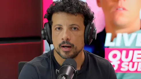 Jornalista André Hernán, traz informação sobre foto vazada de Gabigol. foto: reprodução/youtube