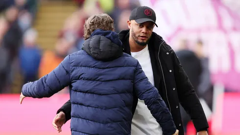 Kompany e Thomas Frank em partida