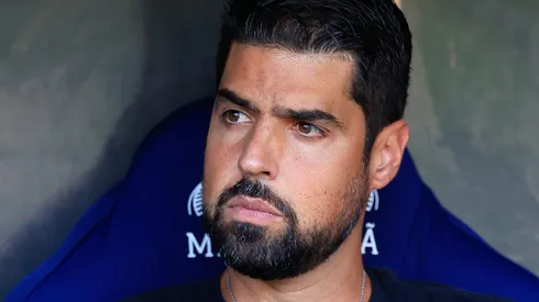 António Oliveira no banco de reservas. (Photo by Buda Mendes/Getty Images)