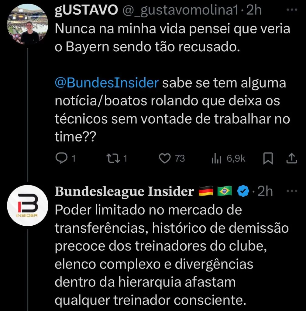 O que dizem os fanáticos