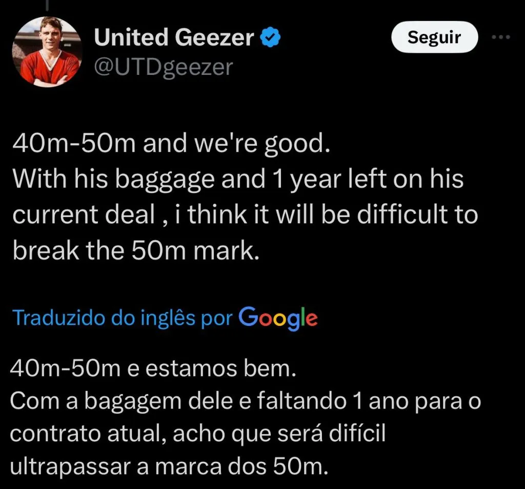 O que dizem os fanáticos