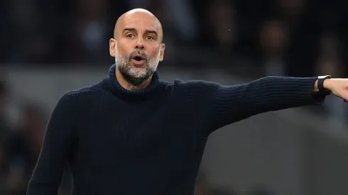 Pep Guardiola, Manager of Manchester City, . (Photo by Justin Setterfield/Getty Images)