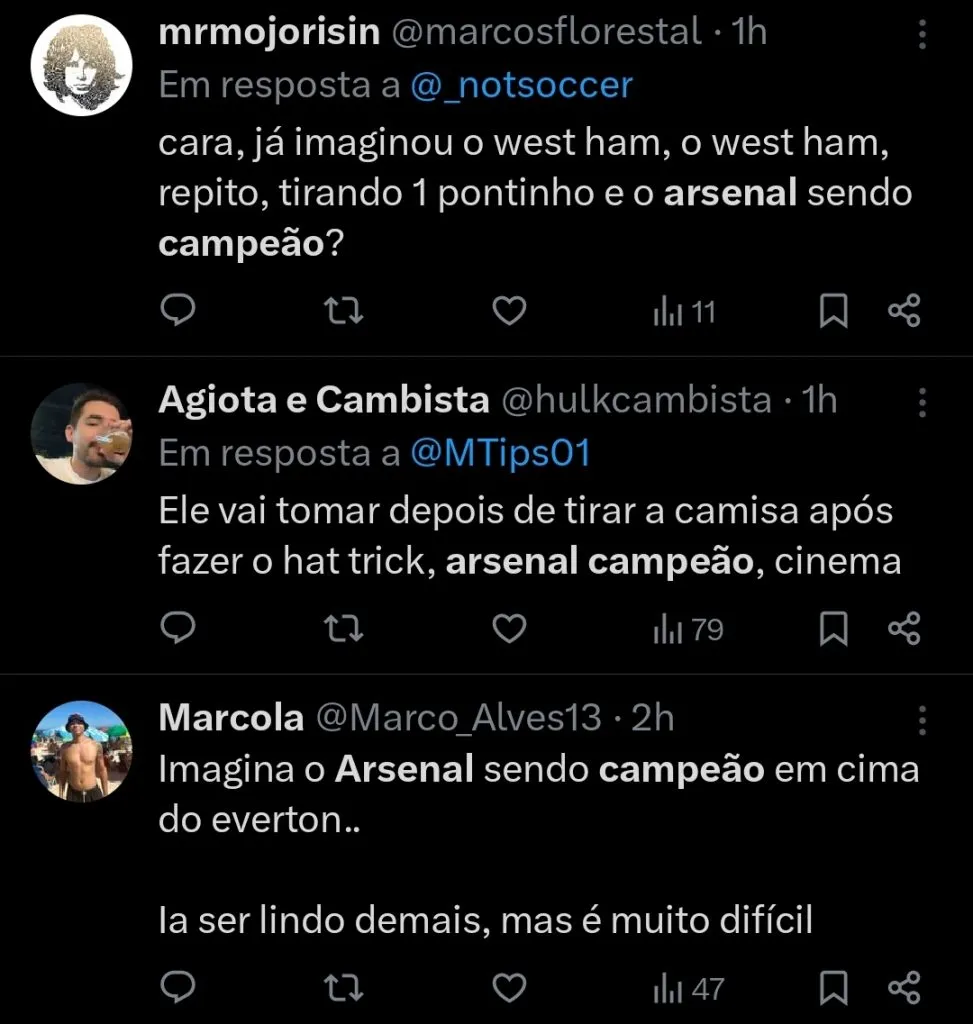 Repercussão via Twitter