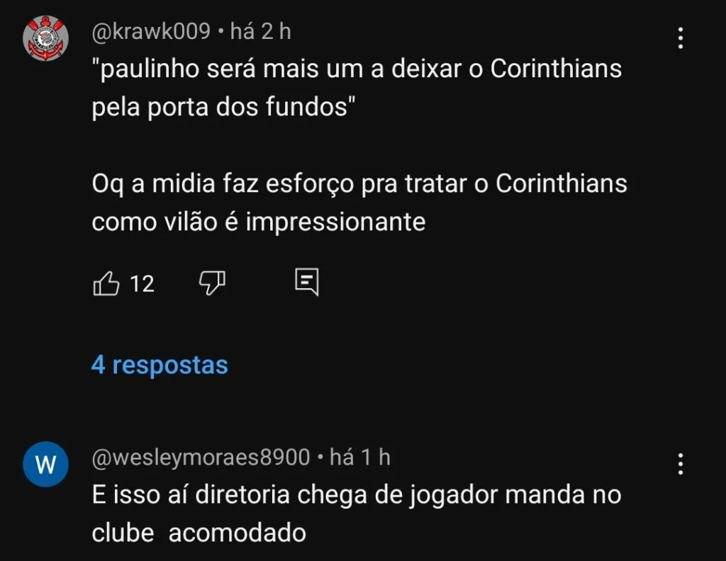 Repercussão via YouTube