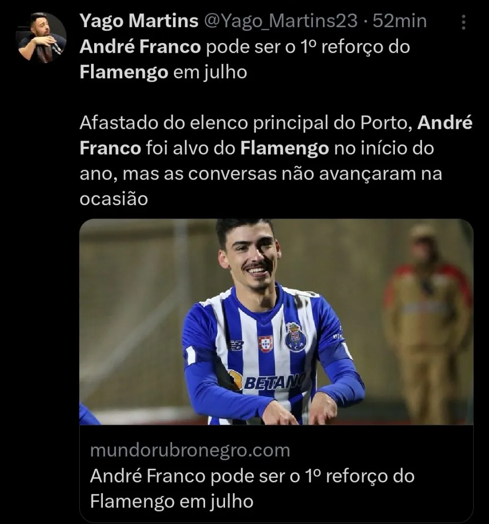Repercussão via Twitter