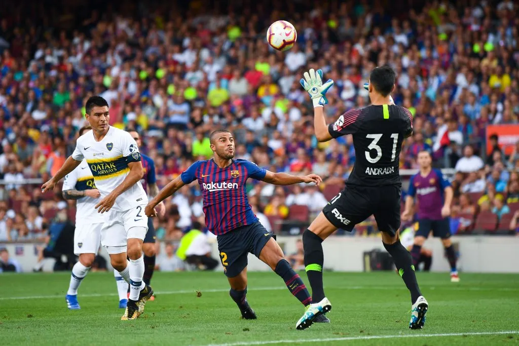 Rafinha em jogo pelo Barcelona (Photo by David Ramos/Getty Images)